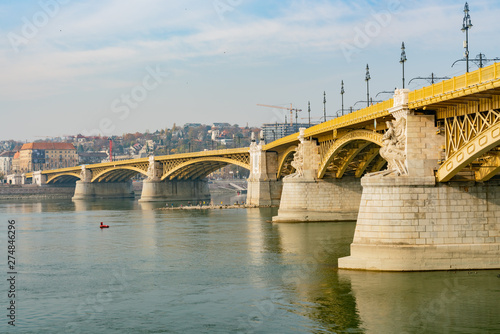 Margaret Bridge and River Danube © Kit Leong