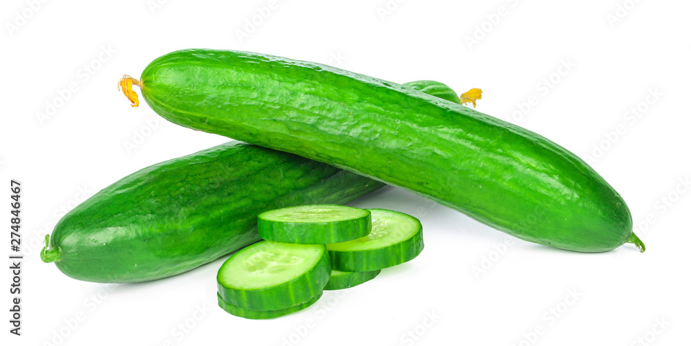 Cucumber isolated on white background Cucumber isolated on white background