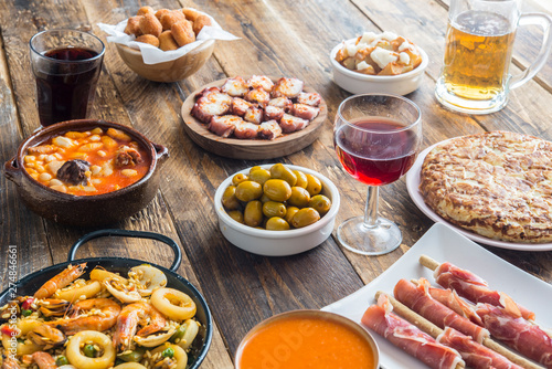 Típicas comidas españolas