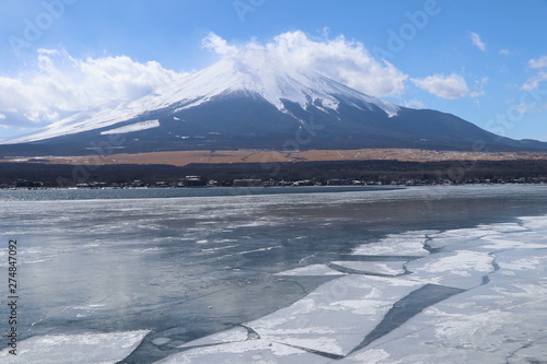 氷湖の富士 photo