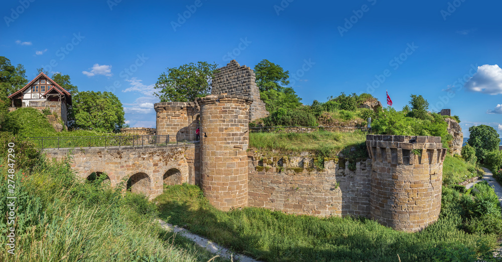 Ruin of castle Altenstein in Hassberge