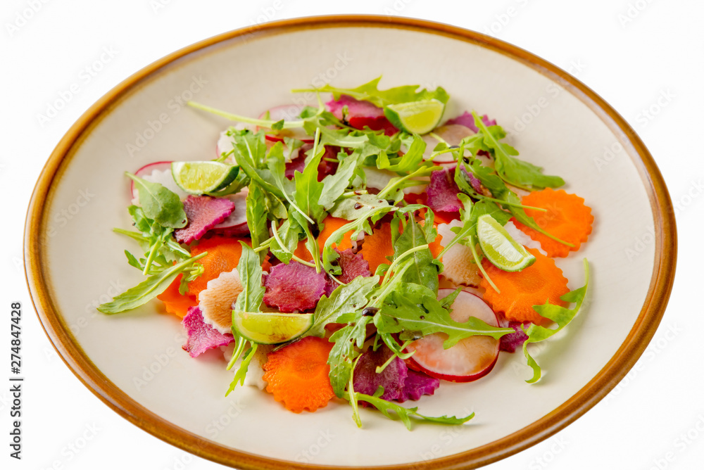 Fresh mixed vegetable salad healthy delicious 