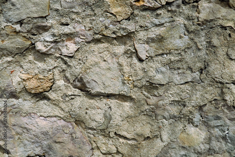 Détail de vieux mur de pierre