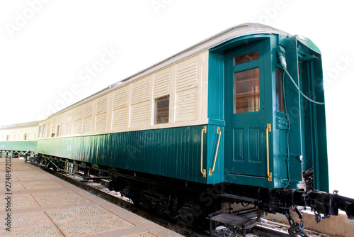 Train wagon in a station