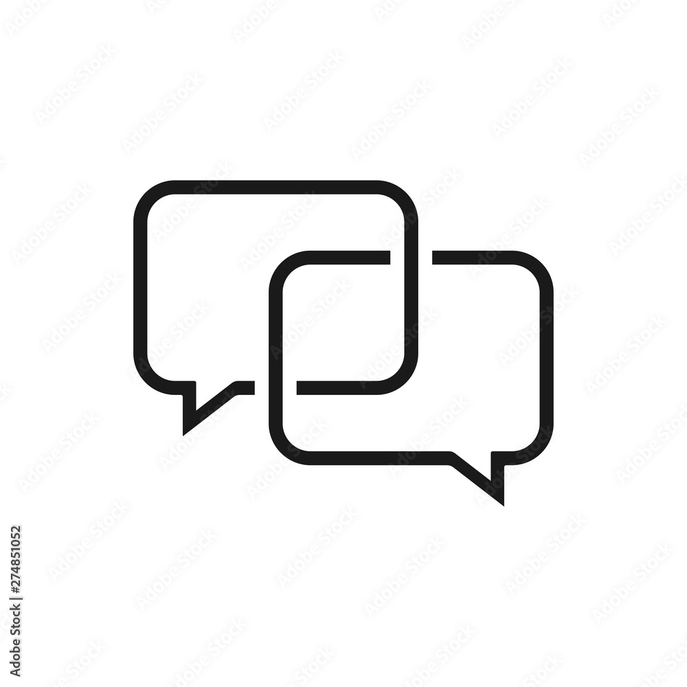 Speech Bubble Chat Icon Vector Speech Bubble Chat Icon Vector