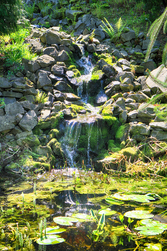 small waterfall natural texture