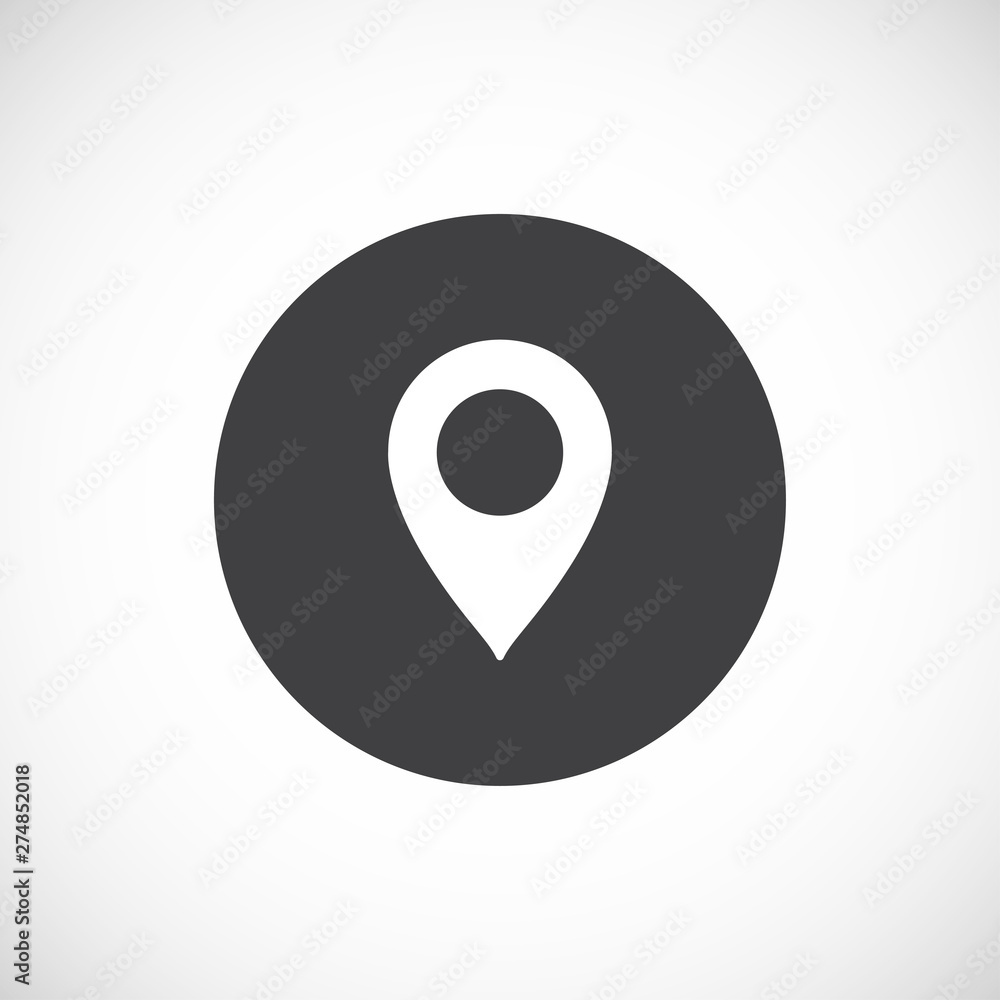 Location icon vector. Pin sign Isolated on white background. Navigation map, gps, direction, place, compass, contact, search concept. Flat style for graphic design, logo, Web, UI, mobile upp, EPS10 Location icon vector. Pin sign Isolated on white background. Navigation map, gps, direction, place, compass, contact, search concept. Flat style for graphic design, logo, Web, UI, mobile upp, EPS10