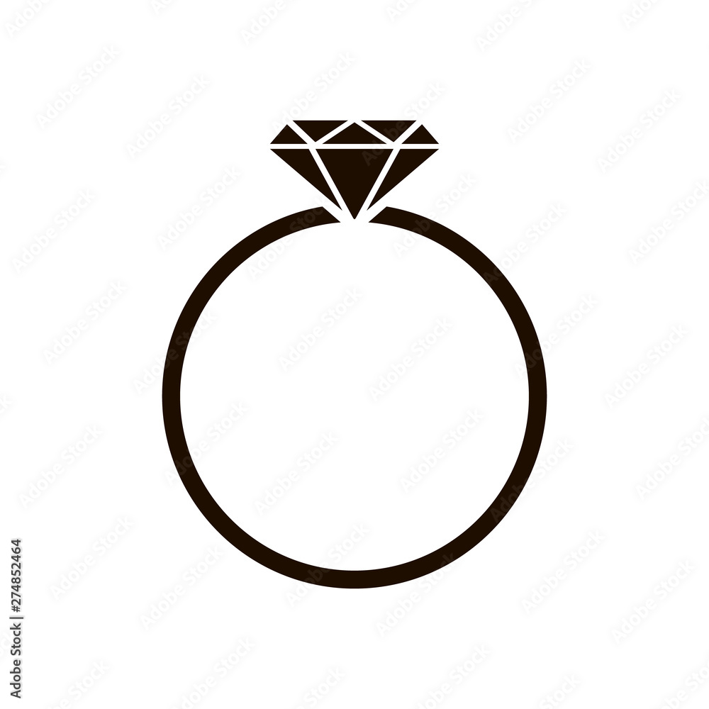Diamond symbol. Jewelry shop sign. Diamond icon. Diamond engagement ring. Wedding ring. Diamond symbol. Jewelry shop sign. Diamond icon. Diamond engagement ring. Wedding ring.