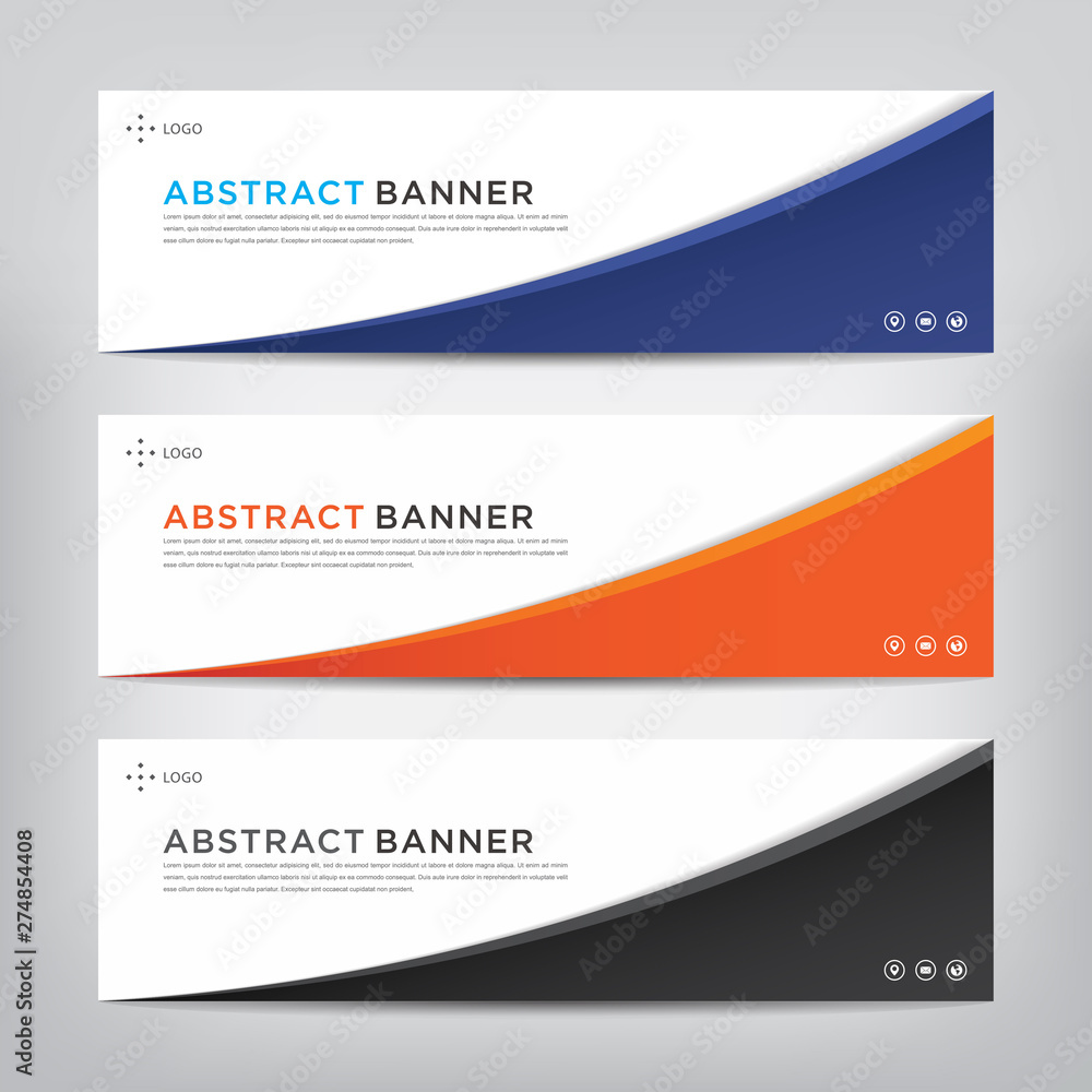 business banner template, vector illustration business banner template, vector illustration