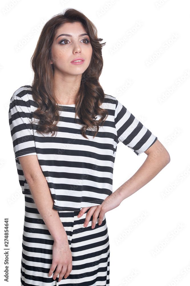 Close up portrait of beautiful brunette young woman Close up portrait of beautiful brunette young woman