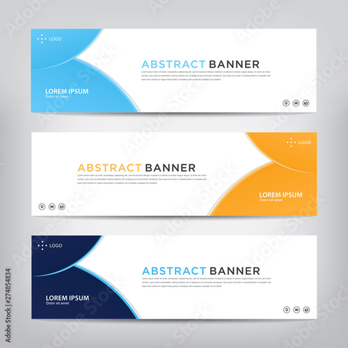 business banner template, vector illustration