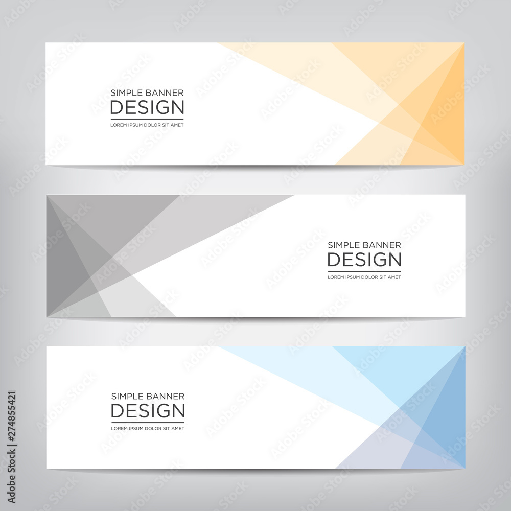 Naklejka premium simple banner design, vector illustration