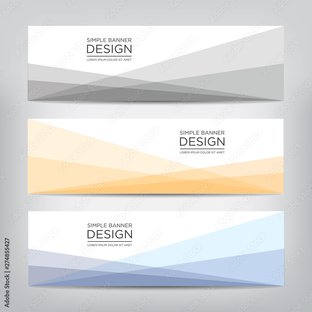 Fototapeta premium simple banner design, vector illustration