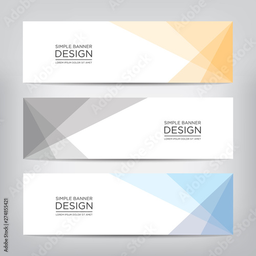 simple banner design, vector illustration