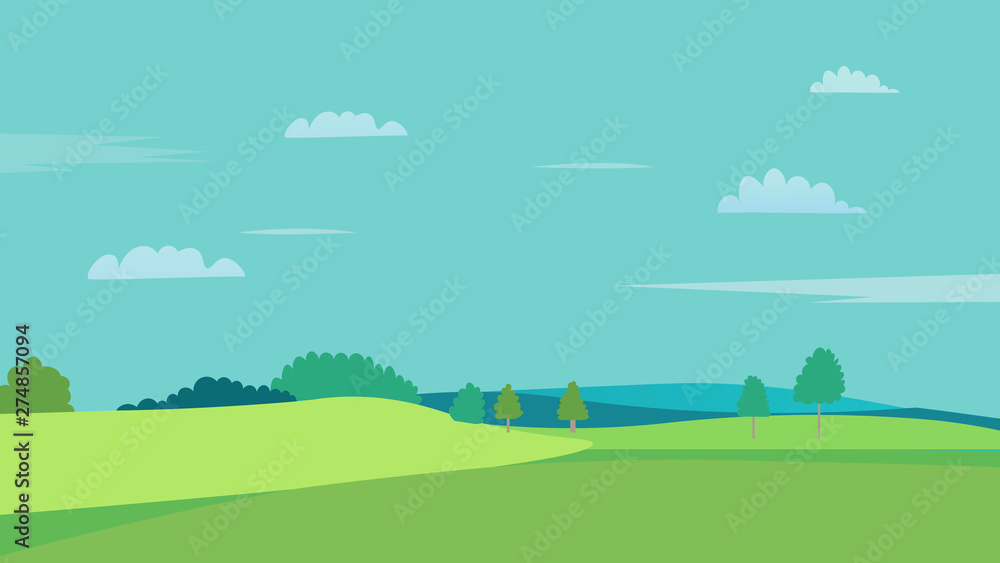 Nature landscape with sky background.Hills with tree and sky background.Summer and natural. Nature landscape with sky background.Hills with tree and sky background.Summer and natural.