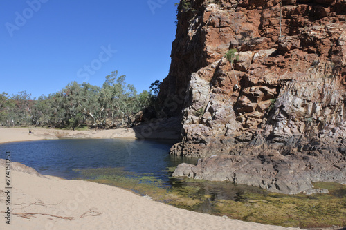 Ormiston Gorge Water Hole West MacDonnell National Park Northern Territory Australia photo