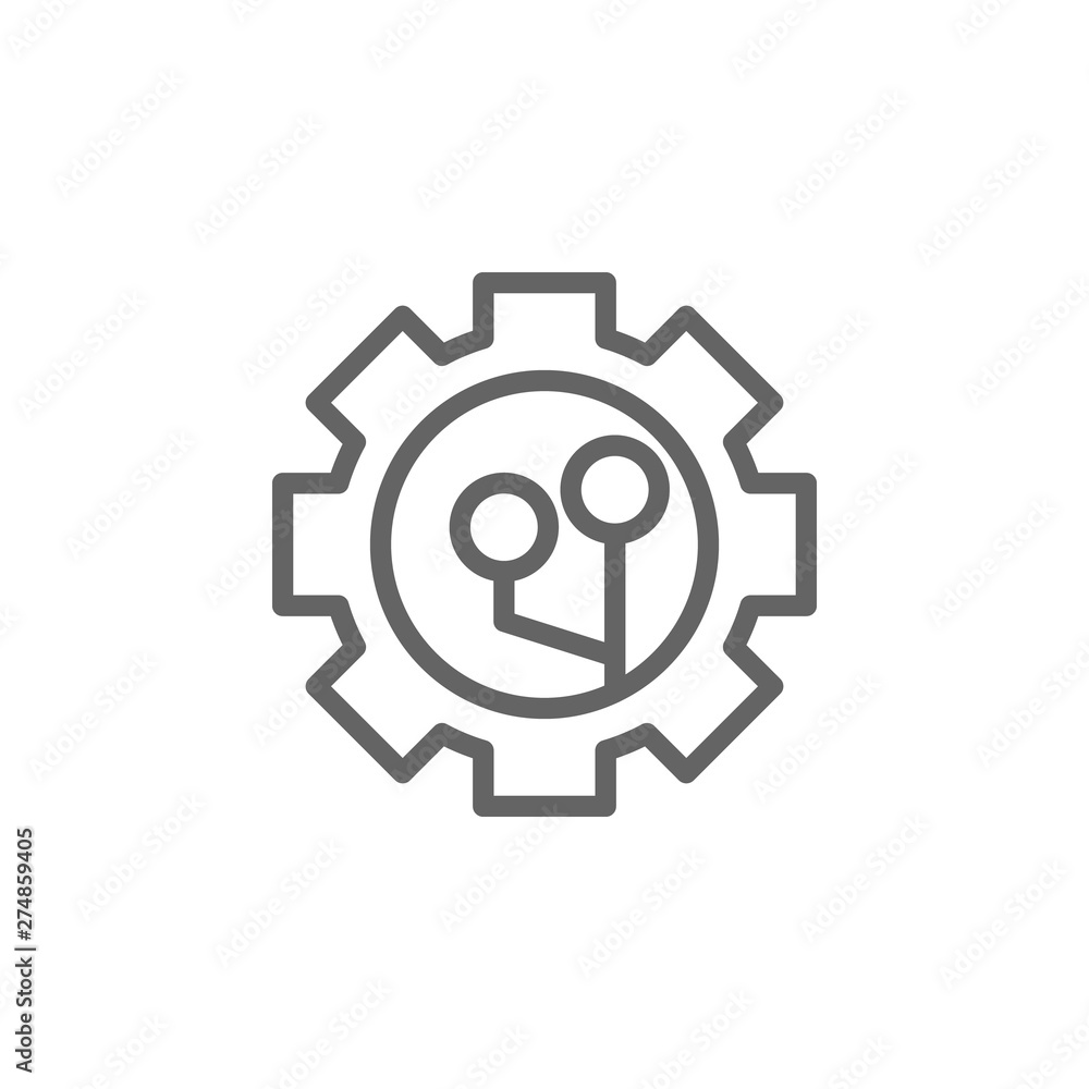 Nanotechnology, screw icon. Element of bio engineering illustration. Thin line icon for website design and development, app development. Premium icon Nanotechnology, screw icon. Element of bio engineering illustration. Thin line icon for website design and development, app development. Premium icon