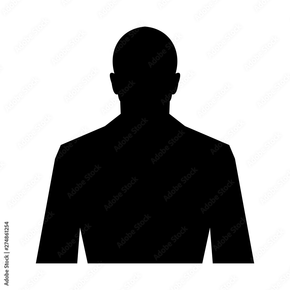 silhouette of men black flat icon. vector illustration. isolated on white background silhouette of men black flat icon. vector illustration. isolated on white background