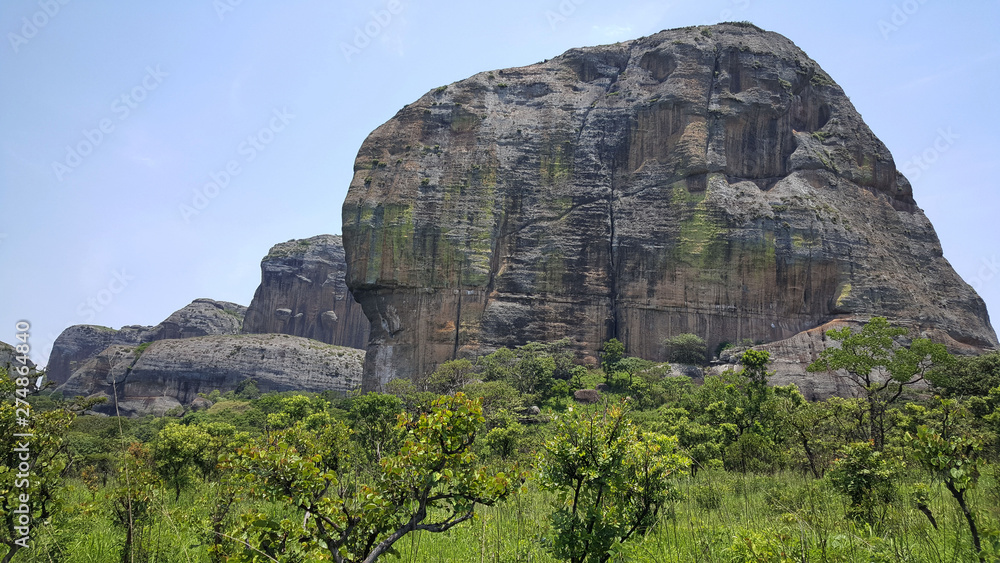 The Black Rocks at Pungo Andongo