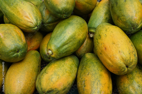 papaya fruits texture photo