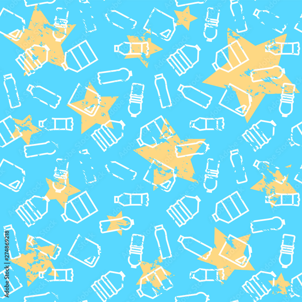 Bottle seamless pattern Bottle seamless pattern