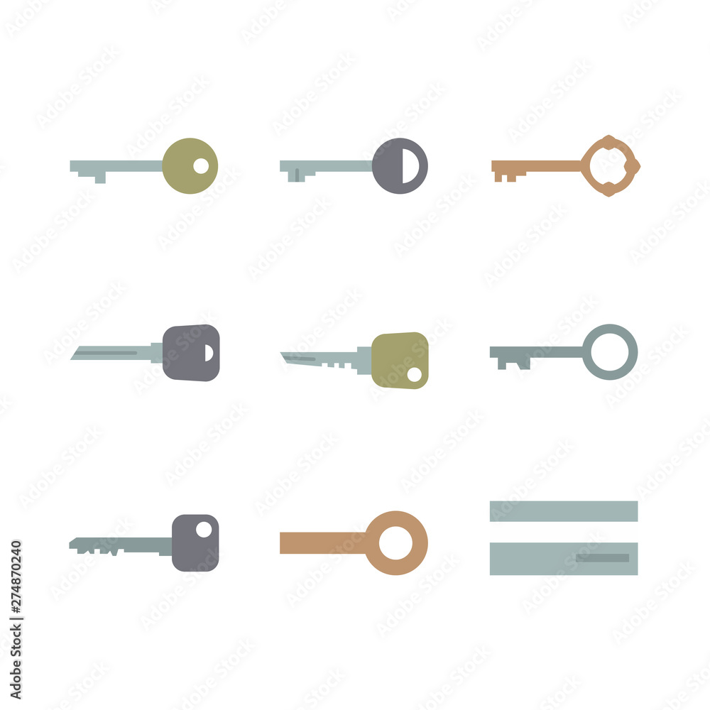 Vector Keys set Vector Keys set