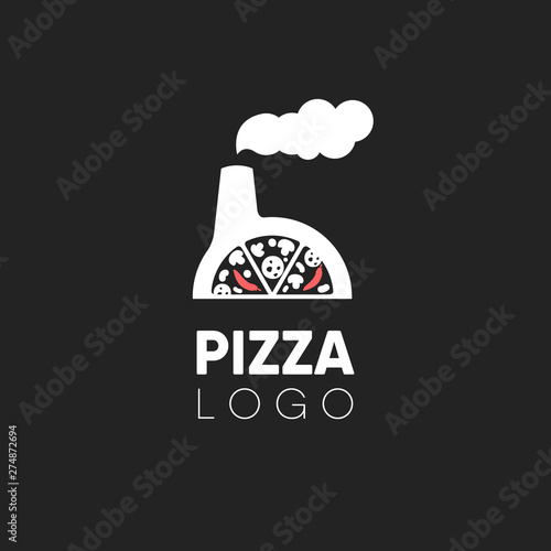 Pizza factory creative logo design