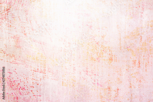 Pink distressed wall grungy background or texture © Azahara MarcosDeLeon