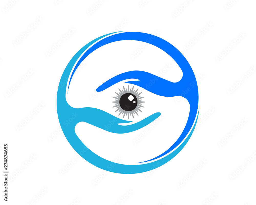 Eye care logo and symbols icons Eye care logo and symbols icons