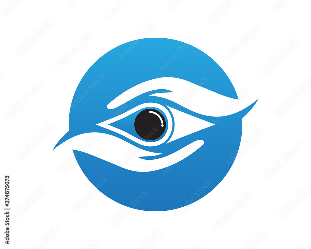 Eye care logo and symbols icons Eye care logo and symbols icons