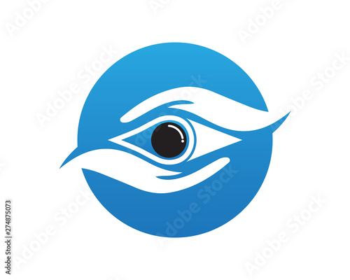 Eye care logo and symbols icons