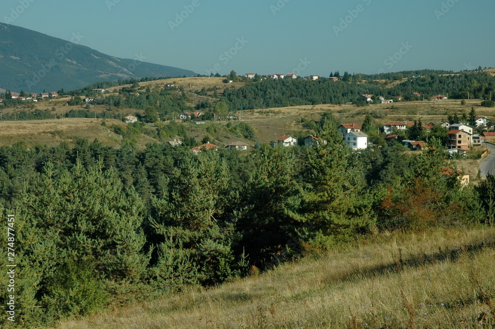 Village Plana at Plana mountain in Bulgaria