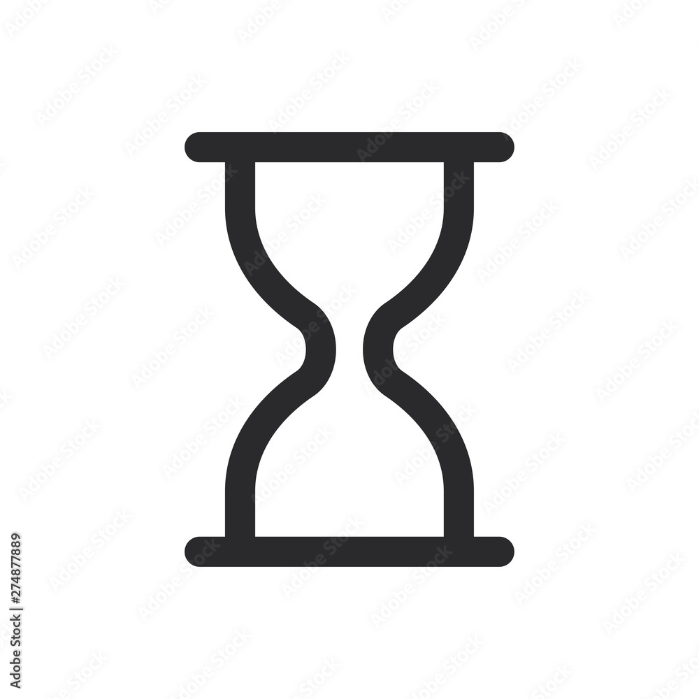 Wait vector icon in modern style for web site and mobile app Wait vector icon in modern style for web site and mobile app