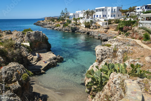Fototapeta Naklejka Na Ścianę i Meble -  Little sea town Avlemonas in Kythira island, Greece. Summer 2019