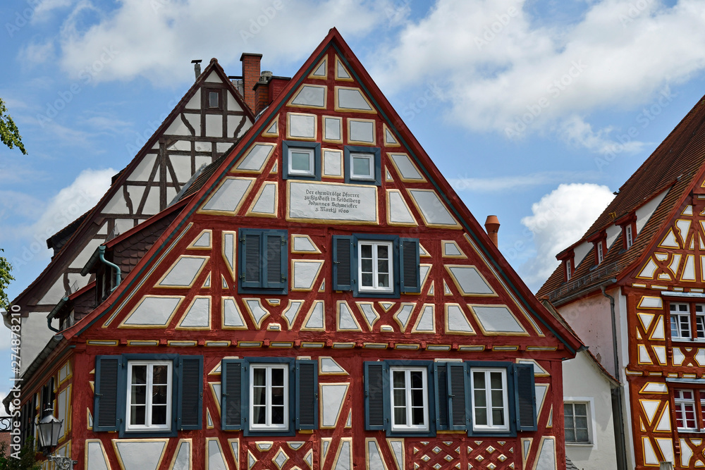 ladenburg, fachwerkhäuser ladenburg, fachwerkhäuser
