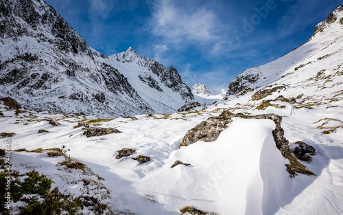 Montagne de neige 
