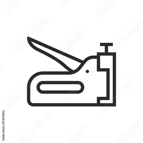 Stapler vector icon in modern style for web site and mobile app