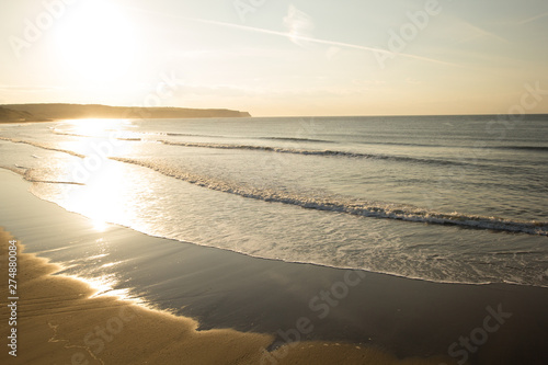 Sand and waves in Whitby