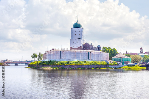 Obraz na płótnie City Vyborg. Castle w salonie