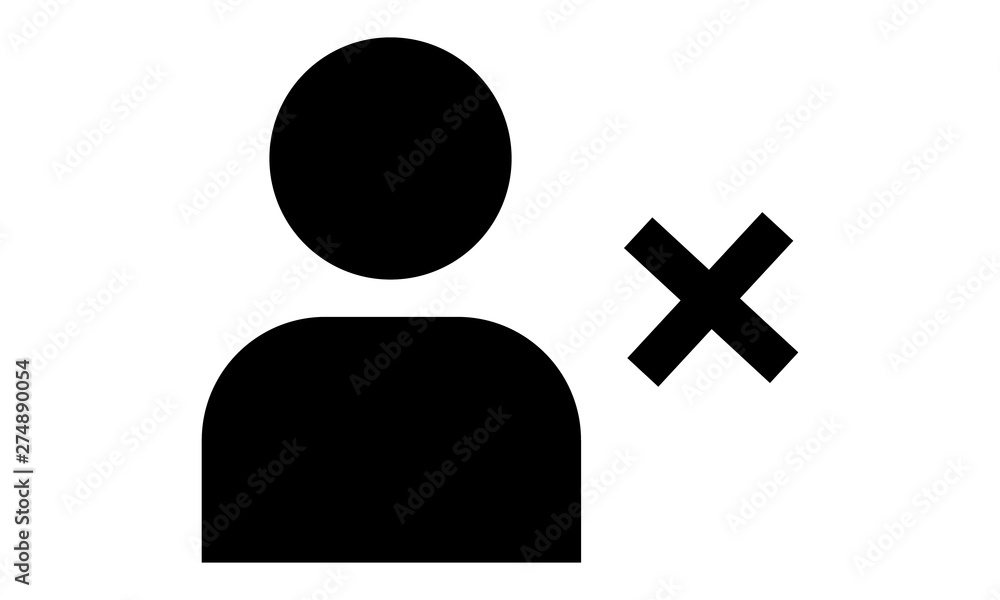 Remove user icon for deleting profile or account Remove user icon for deleting profile or account