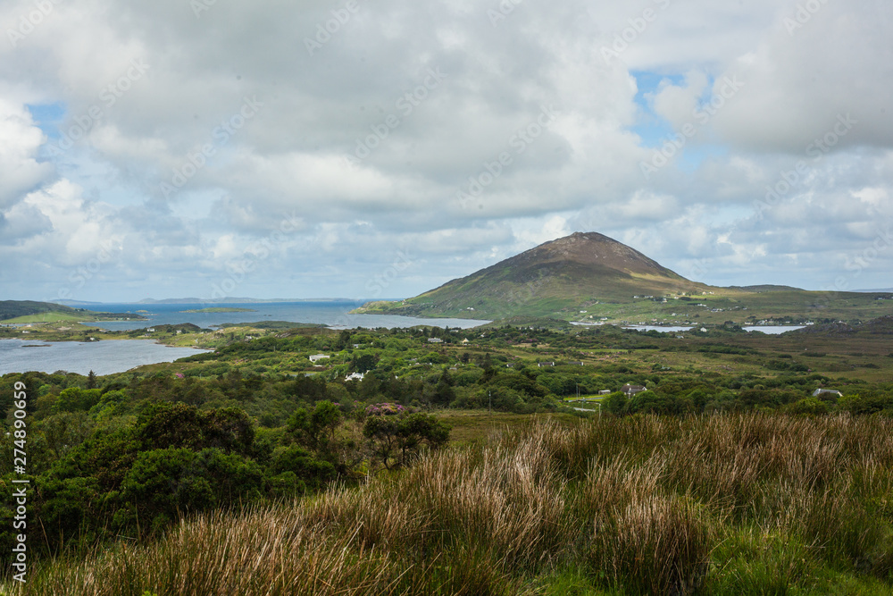 west coast Irish landscape mountains west coast Irish landscape mountains