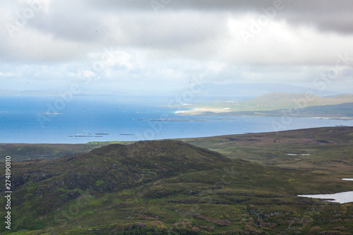 west coast Irish landscape mountains