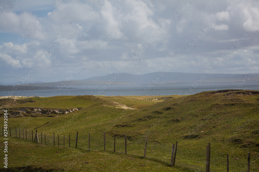 Irish landscape west cost beach