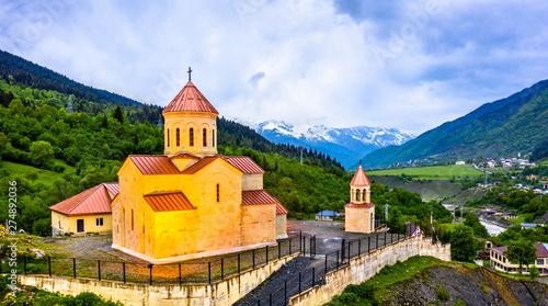 Wallpaper Mural St. Nicholas Church in Mestia, Georgia Torontodigital.ca