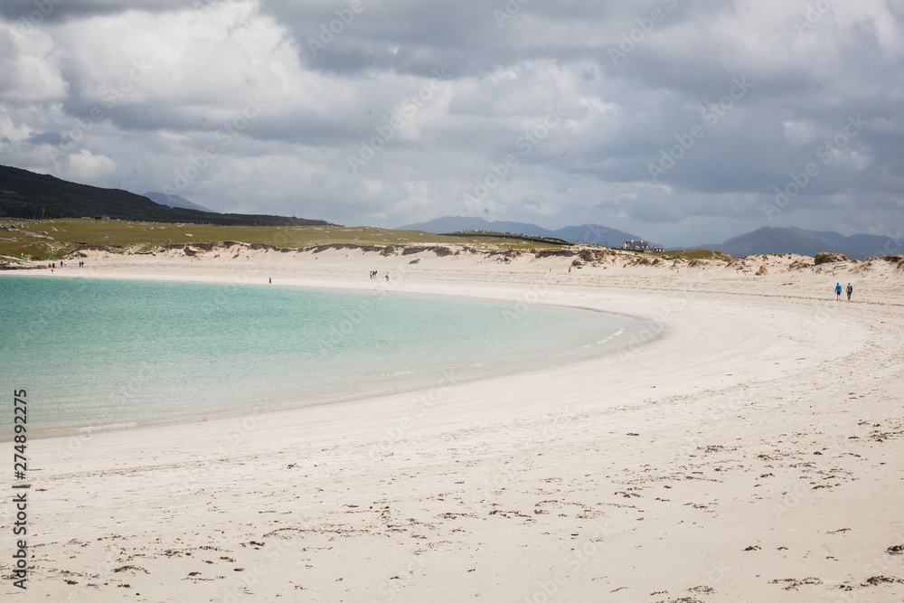 Irish landscape west cost beach