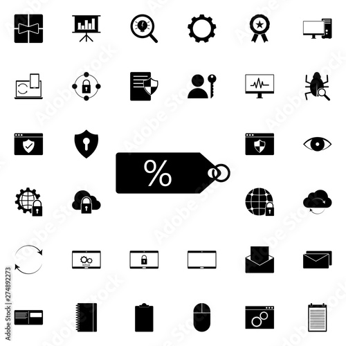 gift icon. Universal set of web for website design and development, app development