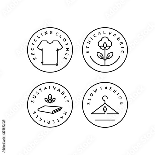 Linear Icon Slow Fashion