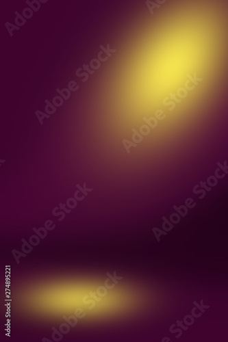 Scene illuminated by a soffit in dark purple. Blurred picture. For various applications. Basis for design or background.
