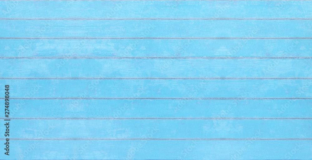 Blue vintage wood texture, summer board background 3D Rendering - obrazy, fototapety, plakaty 