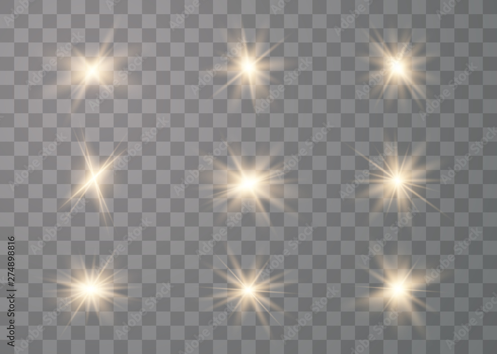 Glowing lights effect. Glowing lights effect.